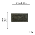 Tactical green Cactus 85 embroidered rectangular fabric patch for DIY t-shirt decor - Army Green Cactus 85 Style (GZ-3154)