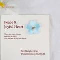 Light blue cherry blossom embroidery patch for DIY clothing, size 2.6x2.6cm and 0.5g - Sky Blue (GZ-4470)
