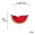 Toppa ricamata a fetta di anguria per abbigliamento DIY, misura 7,2 cm x 4 cm - Fetta d'Anguria Grande (11432)