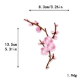Écusson brodé de fleur de prunier rose pour réparation et décoration de vêtements - Fleur de Prunier Rose Clair (11409)