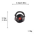 Vinyl record and headphones embroidered patch, 5.3x5.9cm DIY music instrument decal - Gz-2681* Minimum Order Of 10 Pieces Per Style. Thank You For Your Cooperation.