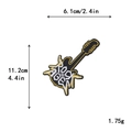 Rock of Ages guitar embroidery patch with 6.1x11.2cm dimensions for DIY clothing décor - Gz-2679* Minimum Order Of 10 Pieces Per Style. Thank You For Your Cooperation.