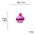 Toppa per cupcake con paillettes rosa e viola per vestiti fai-da-te con dimensioni - Stile Cupcake Rosa e Viola (10313 Con Adesivo)