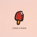 Parche bordado de polo rojo para planchar en ropa y accesorios DIY, 2,5cm x 4,2cm - Estilo Polo Rojo (GZ-711)
