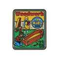 Pin's en émail rétro avec dessin Woodwork for Kids et humour noir vintage - Menuiserie pour enfants (QHXZ2749)