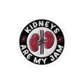 Cartoon Nieren Emaille Brosche mit Kidneys Are My Jam Spruch und süßem Lächeln - Kidneys Are My Jam Stil (QHXZ3425)