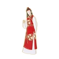 Prachtige emaille pin van Jia Baoyu uit Droom van de rode kamer in rood en goudkleur - Jia Baoyu - Rode Outfit (QHXZ4123)