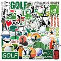 Set di 50 adesivi da golf impermeabili per decorare laptop, chitarra e valigie da viaggio - Predefinito