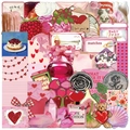 Set of 50 Y2K pink girlhood waterproof stickers for laptops and guitar decoration - Y2K Girlhood Style (YCK114)