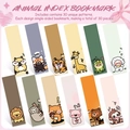 Set of 30 cartoon animal index bookmarks featuring creative illustrations for book reading - Cartoon Animal Illustration Series