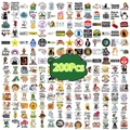 Set of 200 funny prank meme graffiti stickers for luggage and guitar waterproof PVC decals - Meme Set