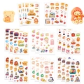 Set de stickers d'ours de dessin animé mignons pour DIY scrapbooking et déco de journal - Thème Ours En Peluche