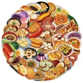 50 adesivi alimentari cinesi in PET trasparente impermeabile per scrapbooking e laptop - Colazione Cinese