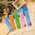5-pack magnetic bookmarks with inspirational quotes and ruler scales in various colors - Famous Quotes Style / Colorful