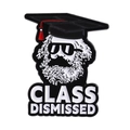 Lustige Karl Marx Emaille-Anstecknadel mit Spruch Class Dismissed und Doktorhut - Doktorhut-Stil (QHXZ4357)