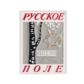 Emaillierte Anstecknadel mit russischer Birke und Iswestija-Text in Silber-Optik - Russisches Felder Design (QHXZ4589)
