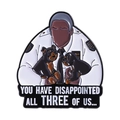 Spilla smaltata Brooklyn Nine-Nine con Captain Holt e il suo cane citato - Stile Capitano Holt (QHXZ4648)