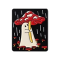 Broche de esmalte de fantasma creativo con paraguas de hongo en metal brillante - Estilo Fantasma Con Paraguas De Seta (QHXZ4888)