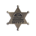 Fallout style bronze Sunset Sarsaparilla Deputy pentagram alloy badge brooch pin - Sunset Sarsaparilla Deputy Style (QHXZ5132)