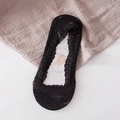 Calcetines invisibles de encaje negro para mujer con silicona antideslizante 360 grados - Talla única / Negro