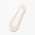 Calcetines invisibles de seda de hielo beige para mujer con silicona antideslizante - Talla única / Rosa