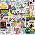 Σετ 50 αδιάβροχα αυτοκόλλητα βινυλίου Snarky MEME για διακόσμηση λάπτοπ και κιθάρας - Προεπιλογή