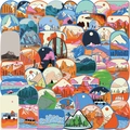 50pcs waterproof outdoor camping graffiti stickers for luggage laptop and guitar DIY - Outdoor Camping Theme