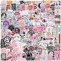 Set de pegatinas románticas impermeables para Kindle y decoración de laptop - Estilo de Lectura Romántica