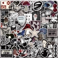 Adesivi retrò Y2K downtown girl con dischi in vinile e funghi per laptop decorativi - Stile Estetico Retro Grunge (YCK189DD260)