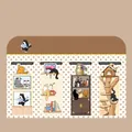 Set of 4 magnetic bookmarks featuring Cat World Warm Cabin cozy home-themed illustrations - 4 Pieces/Pack