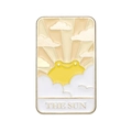 Tarot-inspired The Sun frog enamel pin with colorful alloy design for bags and accessories - The Sun (xz8449)