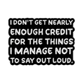 Creative black enamel pin badge with funny quote and wavy edge design for daily wear - Black Letter Quote Style (QHXZ5458)