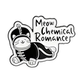 Καρφίτσα σμάλτου Meow Chemical Romance με γάτα σε σχέδιο στολής μπάντας παρέλασης - Στυλ Meow Chemical Romance (QHXZ5503)