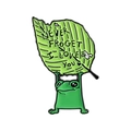 Süße grüne Frosch-Emaille-Anstecknadel mit Seerosenblatt und Liebesbotschaft-Text - Cartoon-Frosch-Halteblatt-Form (QHXZ5595)