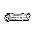 Spilla in smalto femminista con illustrazione di donna vintage e distintivo con slogan - Spilla in smalto Reproductive Choice donna retrò (QHXZ5539)