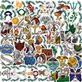 50 adesivi impermeabili mitologia greca per laptop chitarra e decorazione fai da te - Serie Mitologia Greca