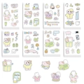 8 feuilles d'autocollants collage DIY mignons pour scrapbooking aux couleurs Macaron - Par défaut 8 feuilles/sac