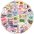 50 pieces of bookish smutty stickers for decorating guitars, laptops, and DIY luggage - Default