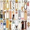 Set van 29 creatieve cartoon hond papieren bladwijzers voor DIY journals en scrapbooking - Cartoon Lezen Hond Serie