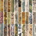Set de 30 marcapáginas vintage de pinturas chinas de paisajes y figuras para DIY - 30 Diseños de Pinturas Famosas Surtidos