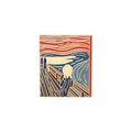 Squisita spilla in smalto con motivo L'Urlo di Van Gogh e bordo in metallo dorato - Stile Pittura Classica L'Urlo (XZ3157)