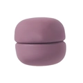 Minimalist matte purple magnetic clasp for scarves and hair accessories in lavender finish - Taro Purple