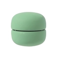 Mint green macaron-shaped magnetic jewelry storage container with a matte finish - Mint Green
