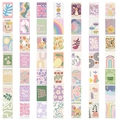 Lot de 50 affiches pastel danoises imperméables avec motifs floraux et art abstrait Matisse - Rose Danois