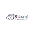 Inspirational white enamel pin with 'I heart math' formula and heart symbol - √-1 < 3 MATH (XZ4812)