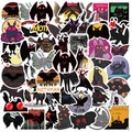 50 wasserfeste Mothman Cartoon Sticker für Gitarre Laptop Gepäck DIY Dekoration - Mothman-Serie Stil