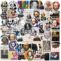 50 αδιάβροχα αυτοκόλλητα William Shakespeare για κιθάρα και φορητό υπολογιστή DIY - Σειρά Shakespeare