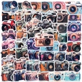 Set van 50 kleurrijke vintage camera stickers voor laptop en gitaar DIY decoratie - Camera Thema