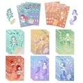 Lot de stickers de petite sirène DIY imperméables pour décorations créatives - Style DIY Sirène (8 Styles Mixtes)