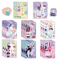Ocho sets de pegatinas estilo Y2K con ilustraciones de chicas para decoración DIY - Múltiples Estilos Conjunto Chica Anime
